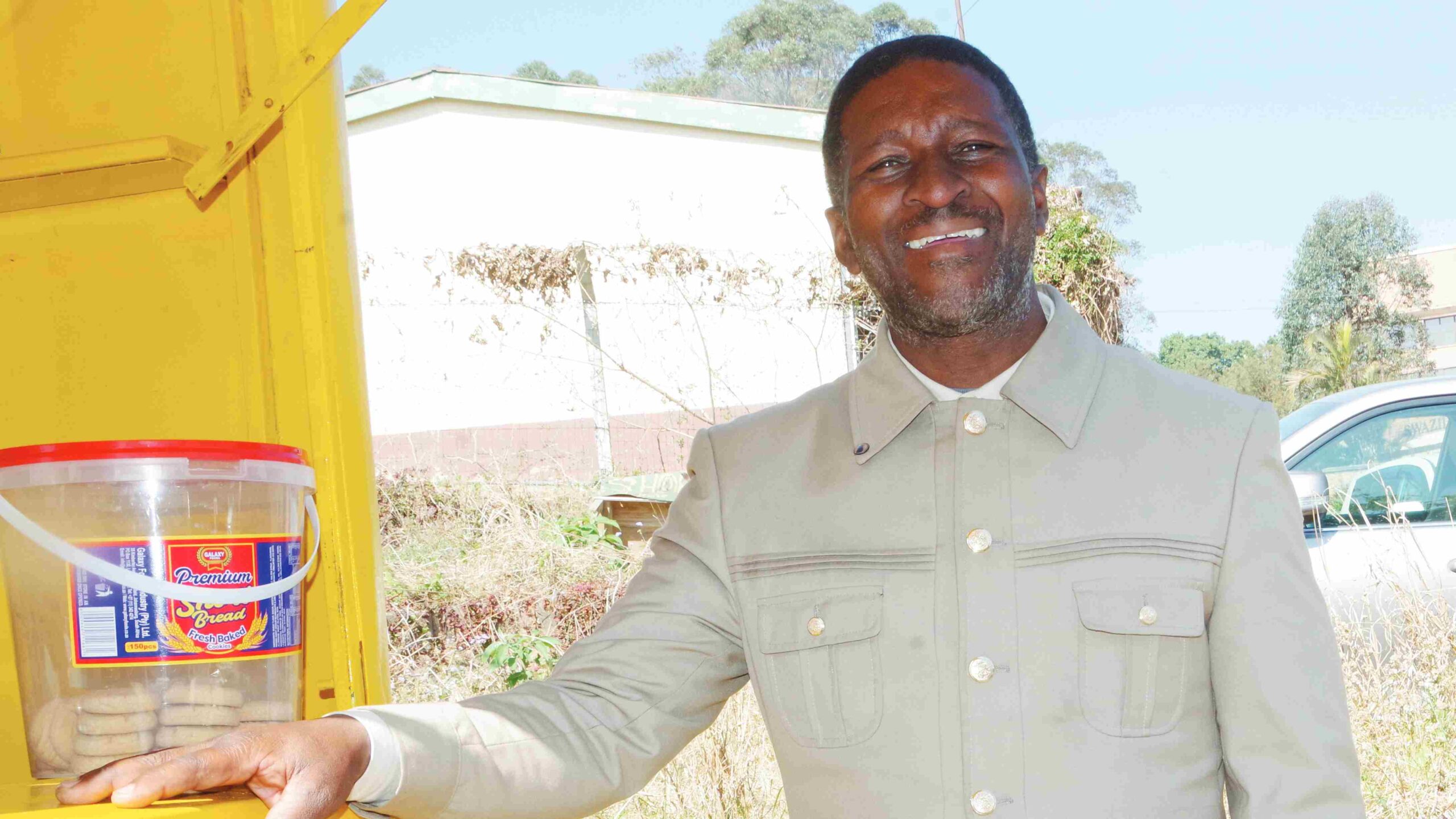Sipho Shongwe’s special pastor, Sipho Nkambule, during the interview.