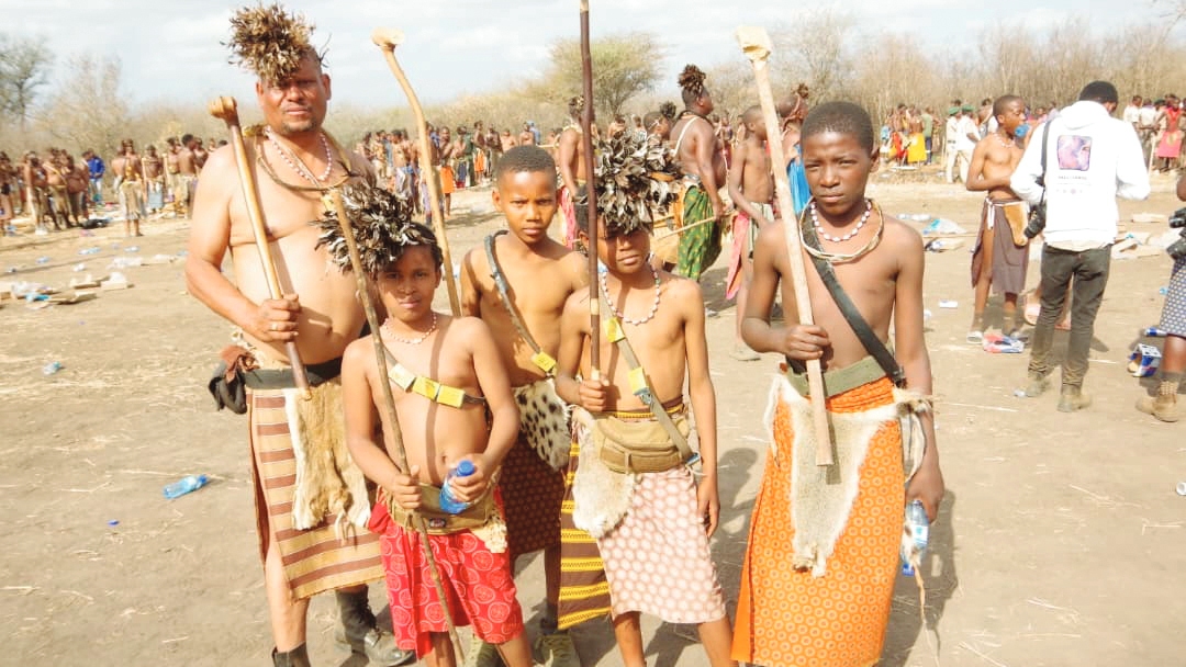 Madayisi Dacosta and young warriors at Butimba.