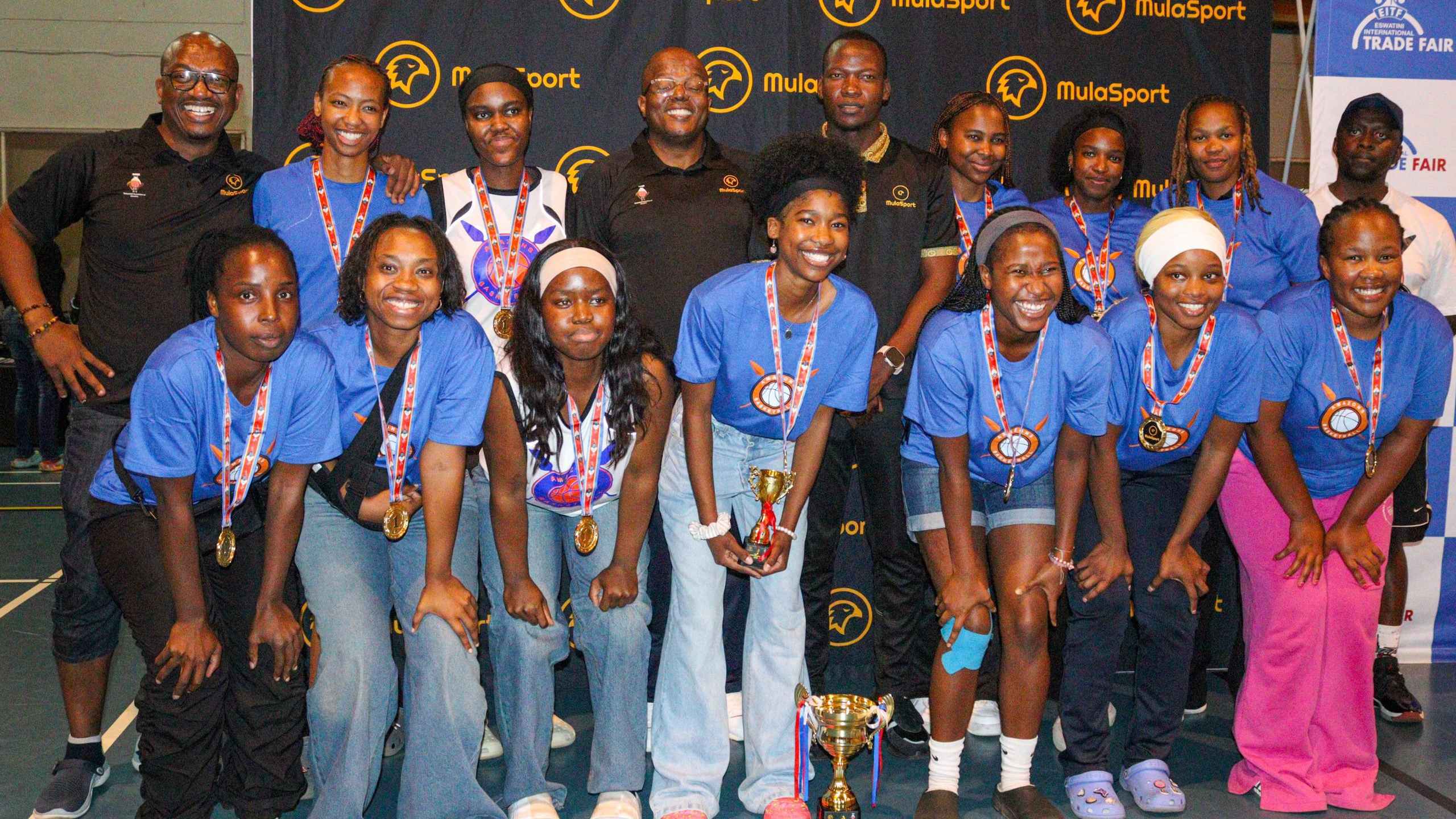 Amazons were crowned champions of the MulaSport Basketball Trade Fair tournament women's division.