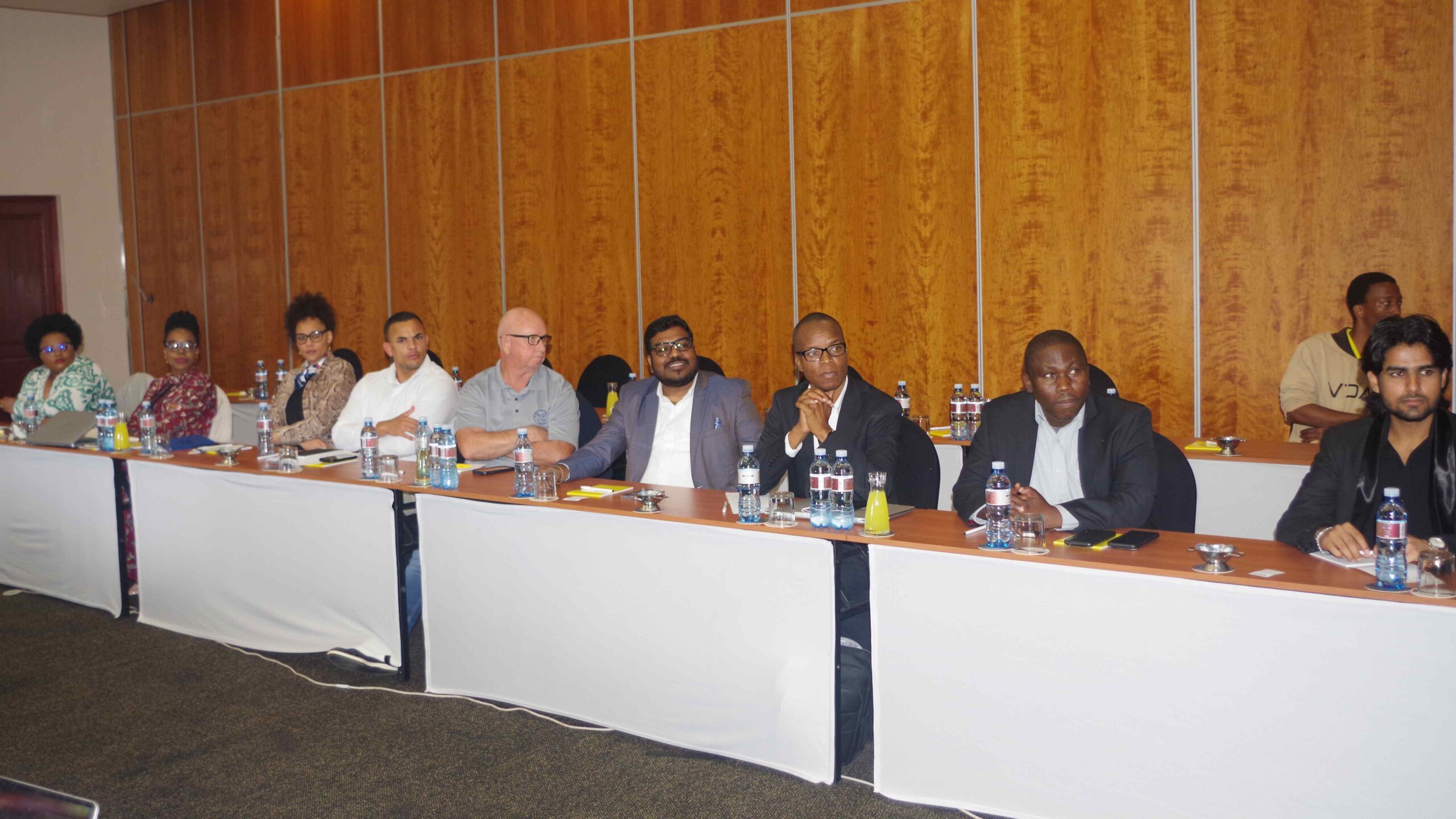 Some of the attendees, including representatives of drug suppliers following proceedings during the event.