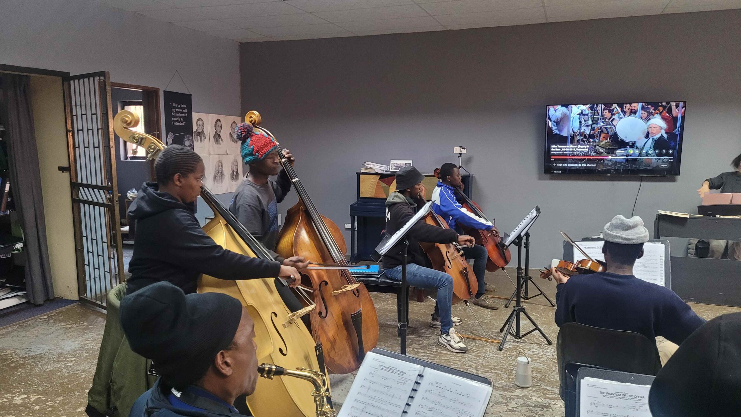 Rehearsals for the AYOF Vision Concert were held for the whole week at Eswatini Medical Christian University where the Mbabane Chamber Orchestra led by Hee Jung Kim is located.
