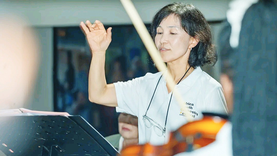 Dr Hee Jung Kim, the Director and Founder of Africa Ntjilo, the host of the third edition of the Africa Ntjilo Festival 2025 in action.