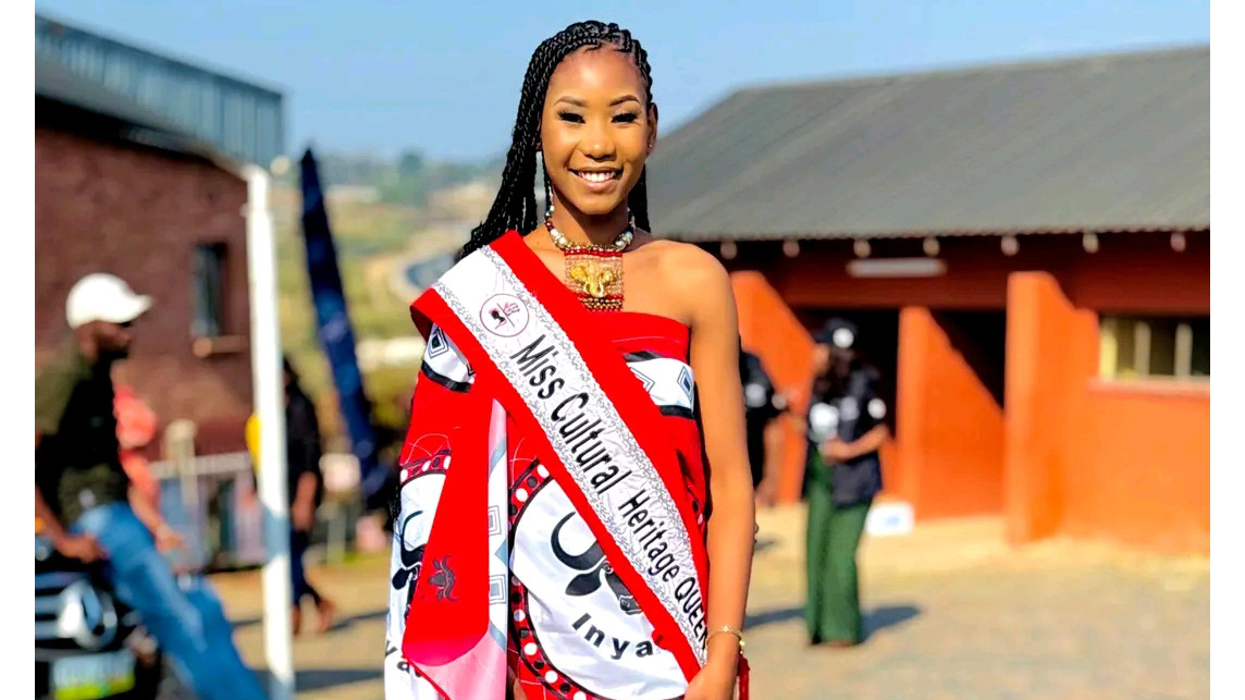 Out-going Miss Cultural Heritage 2024 Gcinizwi Tsikati. (Courtesy pics)