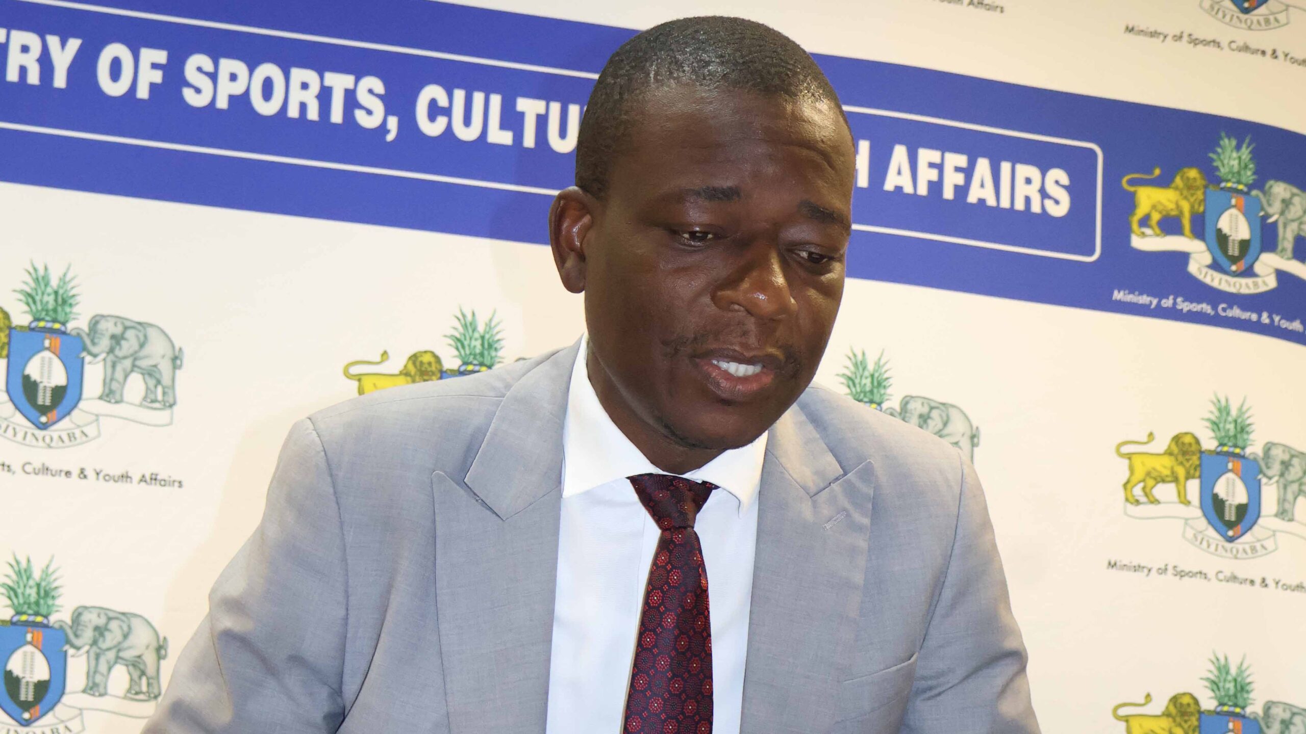 Minister for Sports, Culture and Youth Affairs Bongani Nzima.