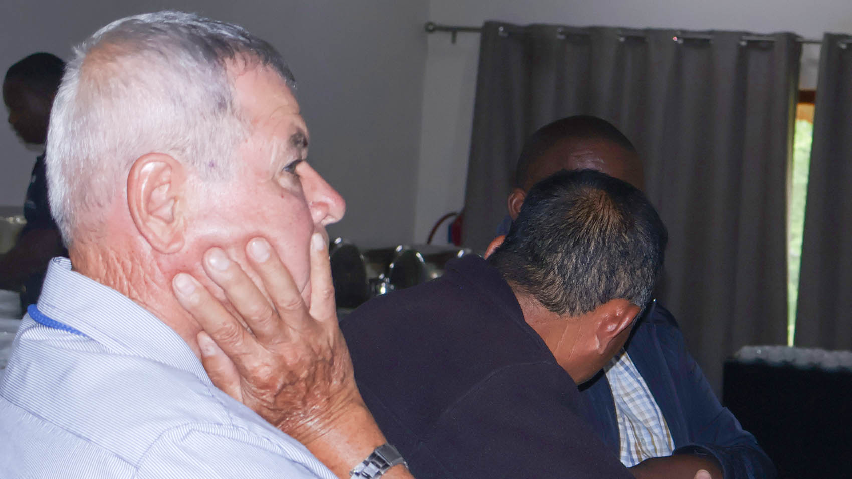 One of the entity’s members following the meeting’s proceedings.