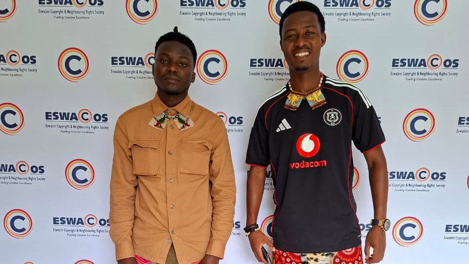 CY Ndukwemnyama and Sancheziey at the ESWACOS offices.