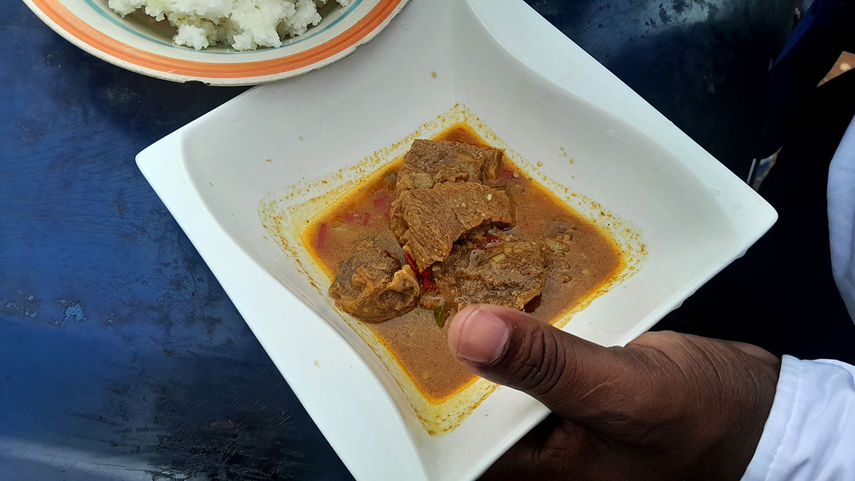Mule meat which has a similar taste to donkey meat and beef. (Pic: Joseph Zulu)