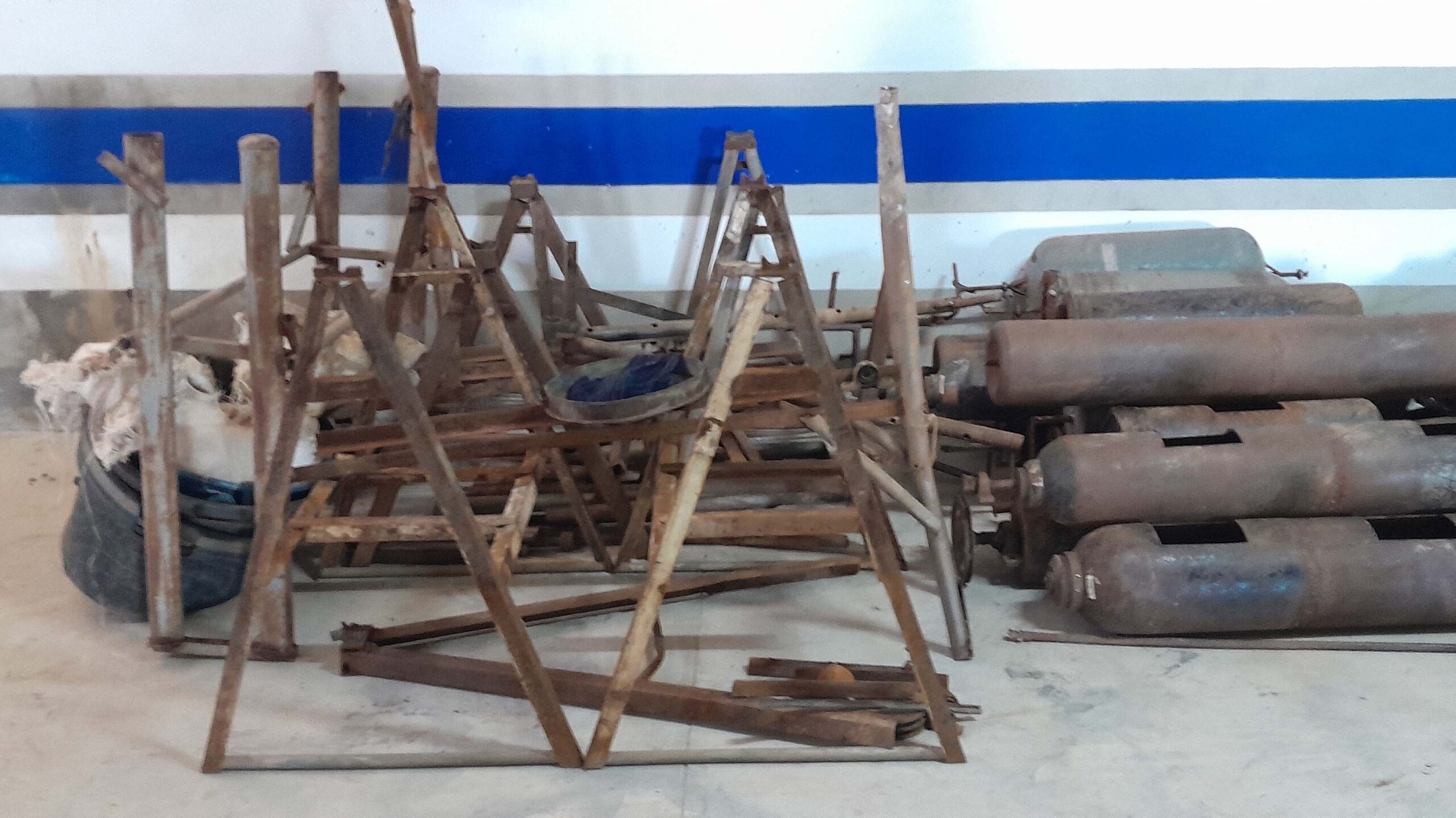 The equipment that was seized by the police during their operation on Tuesday. (Pics: Mnelisi Dlamini)