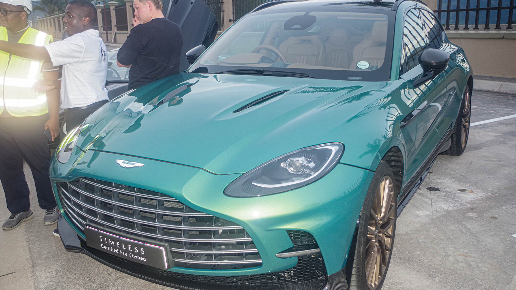 The Aston Martin that will also be in display.