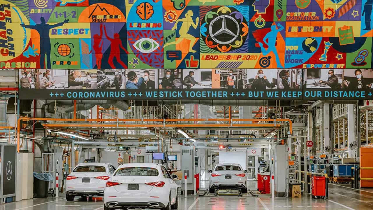 Mercedes stops production at SA factory