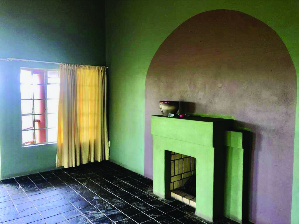 Another fireplace in the lounge of the main house.