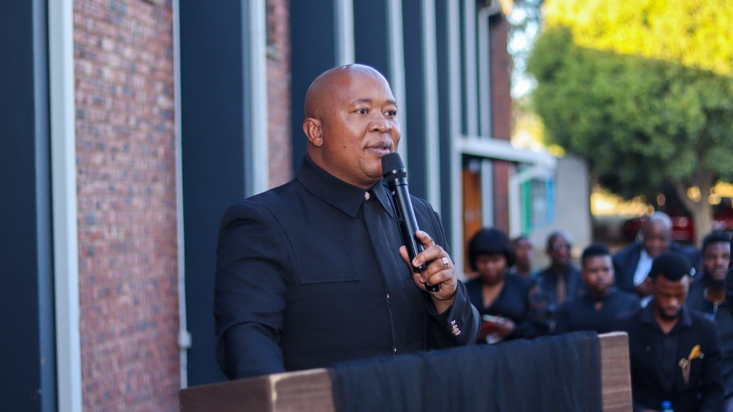 Reverend W Ngcobo from South Africa.