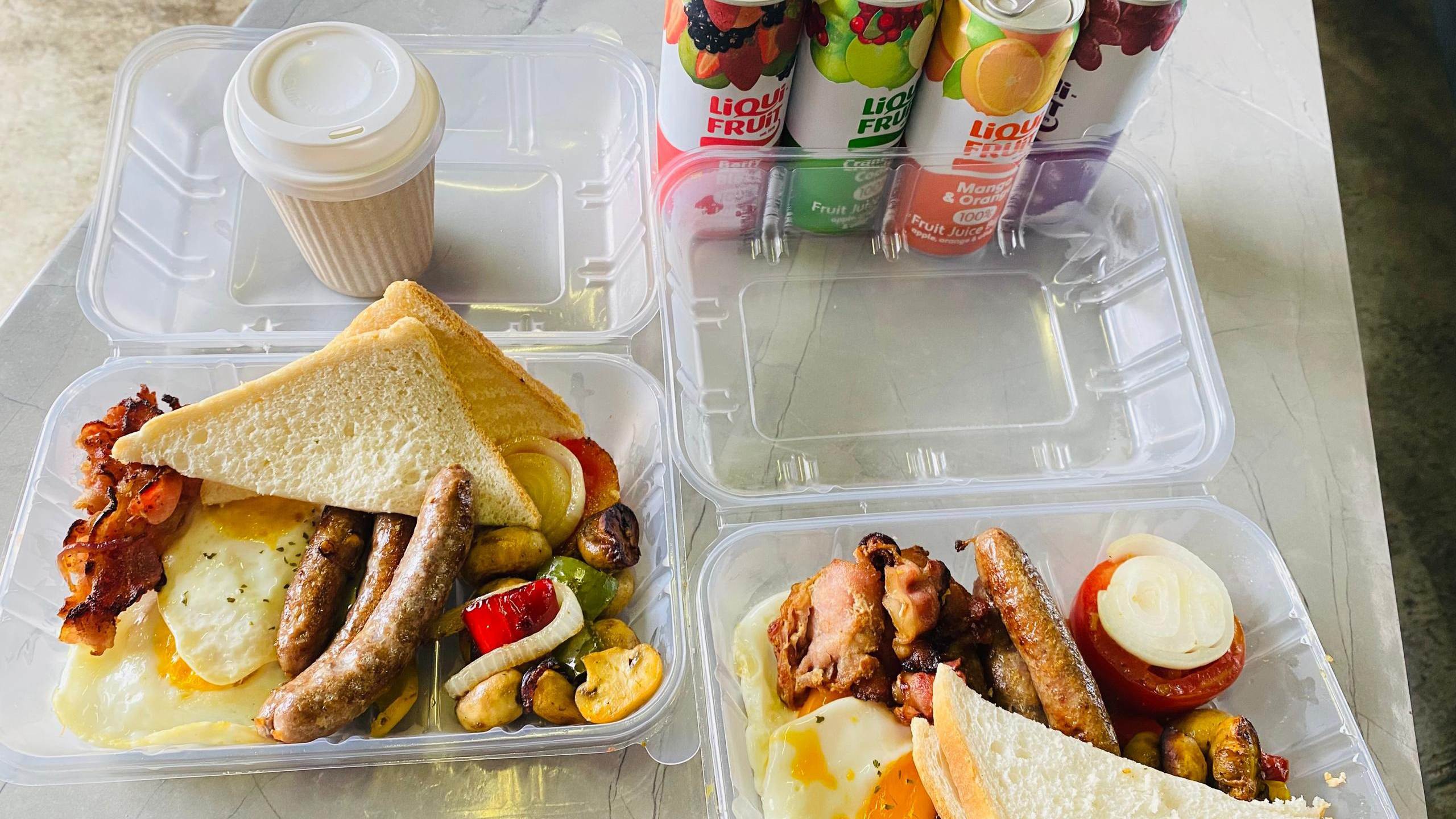 A selection of prepared takeaway meals from La Cerise Restaurant. You can order to collect or have them delivered.