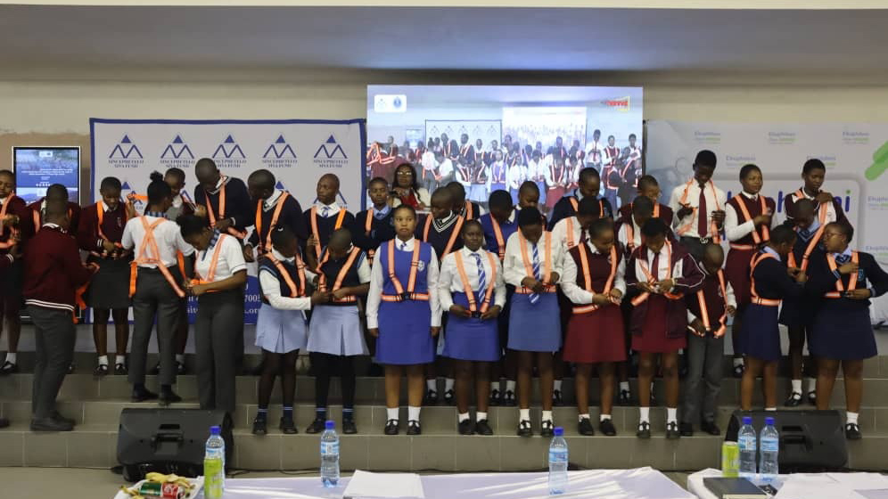 All the participants who took part in the SMVAF Lubombo Debate competition posing for a group photo after the event.
