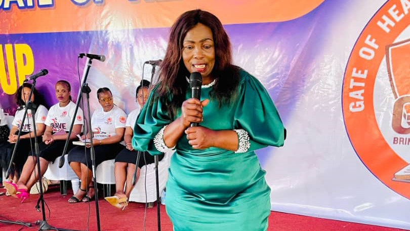 Chairperson of the Brave Womenu2019s Conference Nomathemba Ntshangase sharing her remarks during the event.