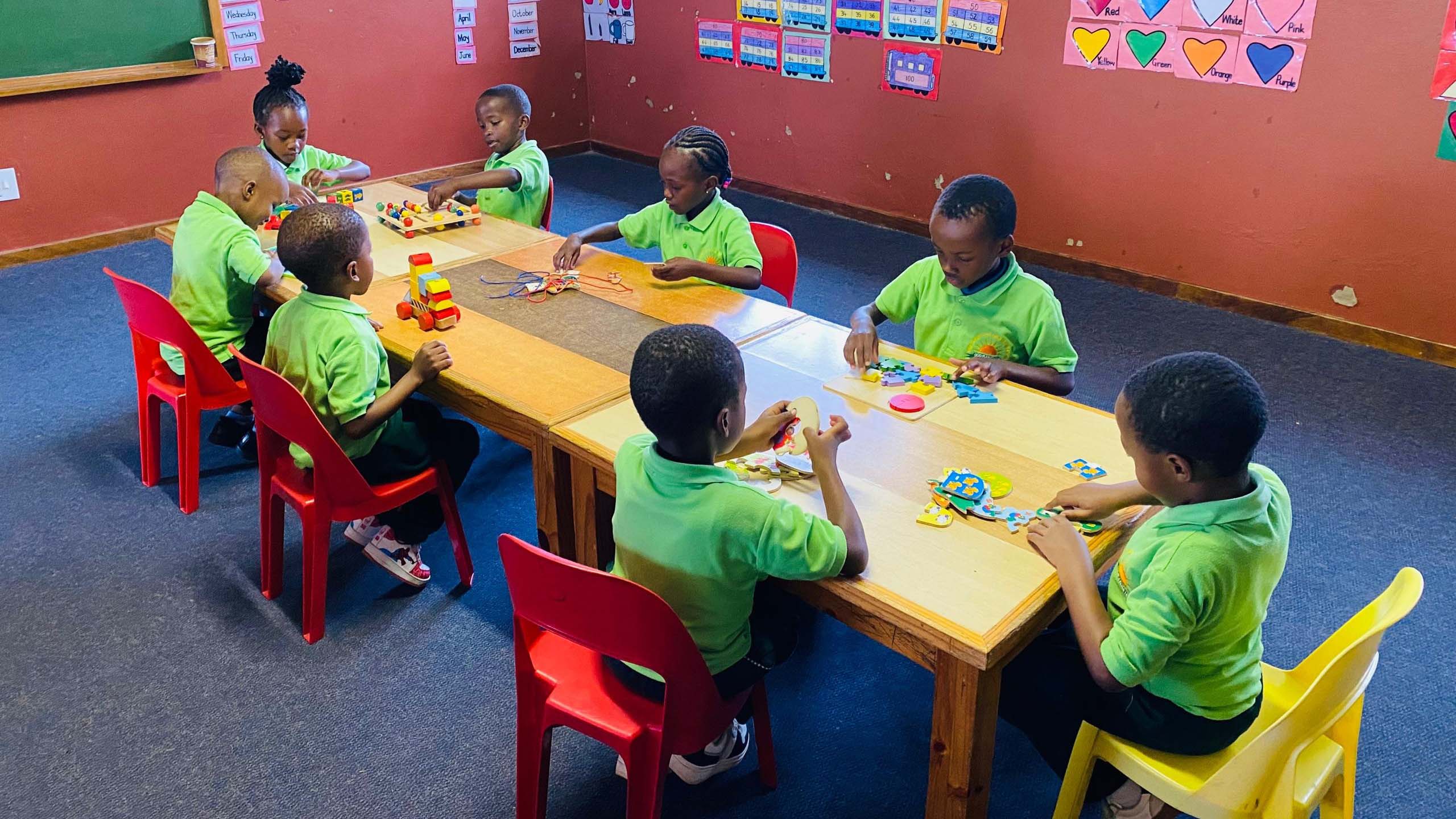Hands-on learning in action. From fine motor skills to teamwork, class activities are designed to engage and stimulate young minds.