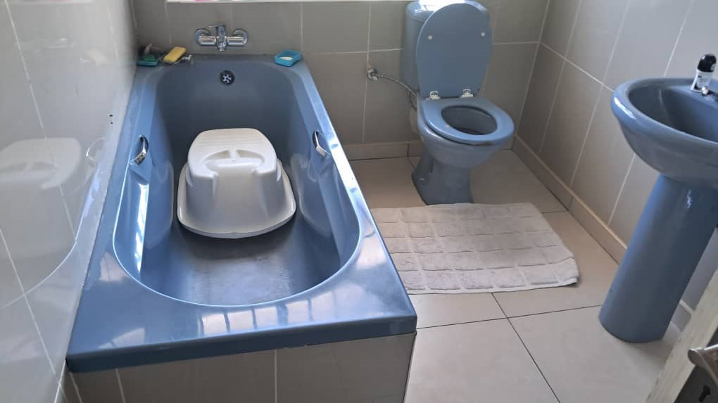 The second bathroom, which services the other two bedrooms.