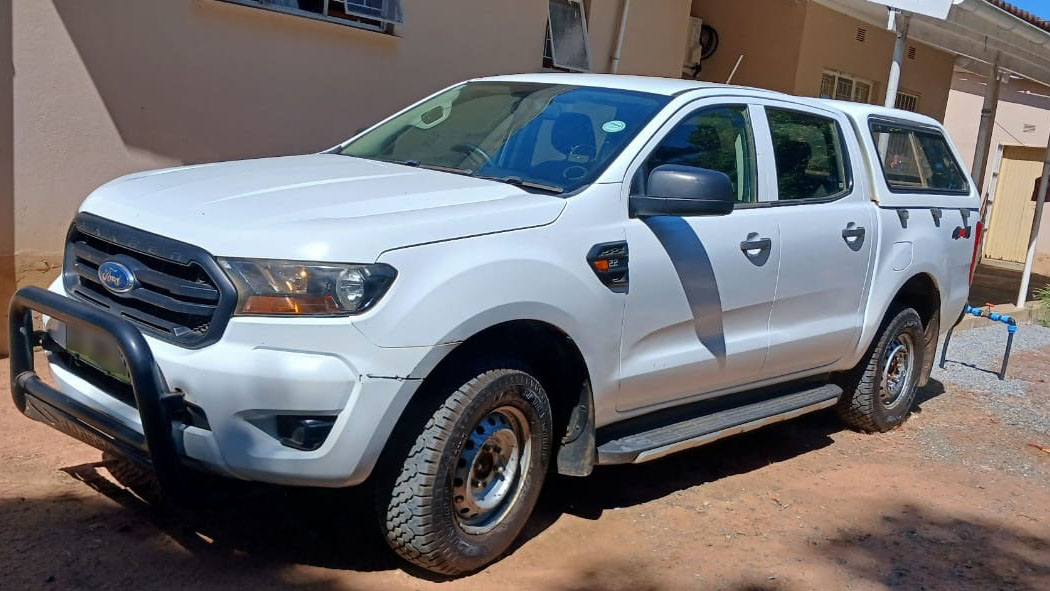 Among the vehicles on offer is this 2019 Ford Ranger Double Cab equipped with a 2.2 diesel engine.