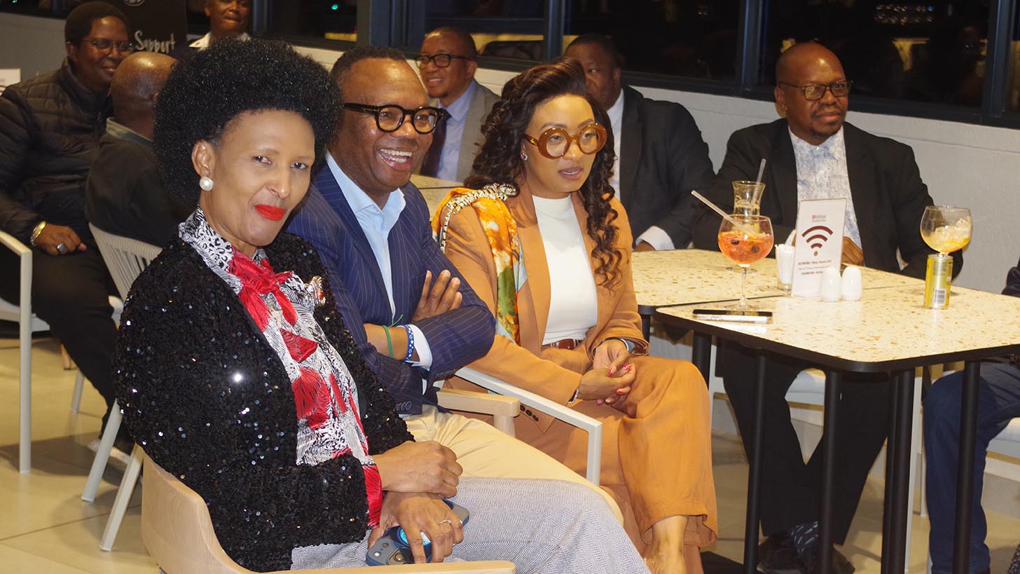 A section of the attendees including the Mbabane City Council Chief Executive Officer Gciniwe Fakudze (3rd from left) while on her right is Eswatini Observer Managing Editor Mbongeni Mbingo.