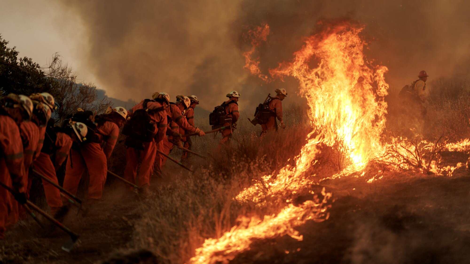 Canyon Fire forces evacuations in South California