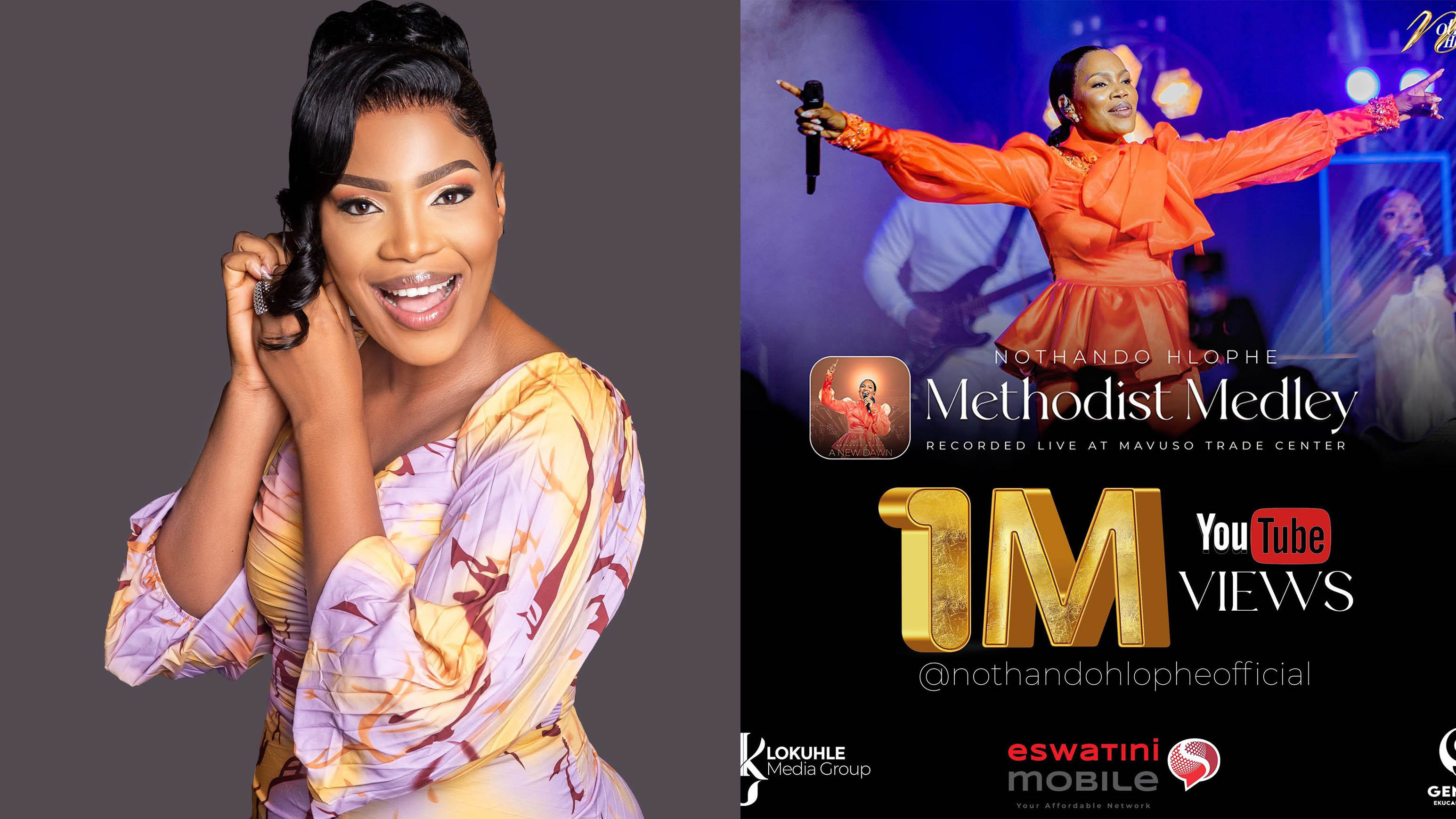 Local Gospel sensation Nothando Hlophe. (Courtesy pic)