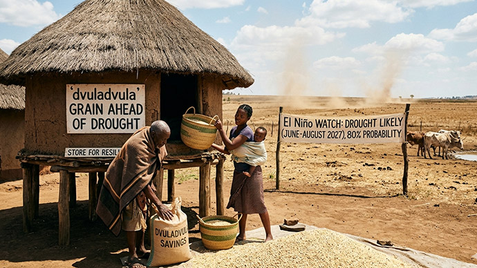 Store ‘dvuladvula’ grain ahead of drought