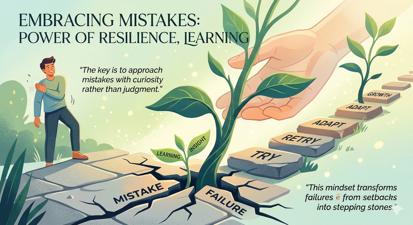 In a culture that often celebrates perfection and success, making mistakes can be seen as a sign of failure or inadequacy. However, the truth is that mistakes are not just inevitable and they are essential to growth, innovation and self-improvement.