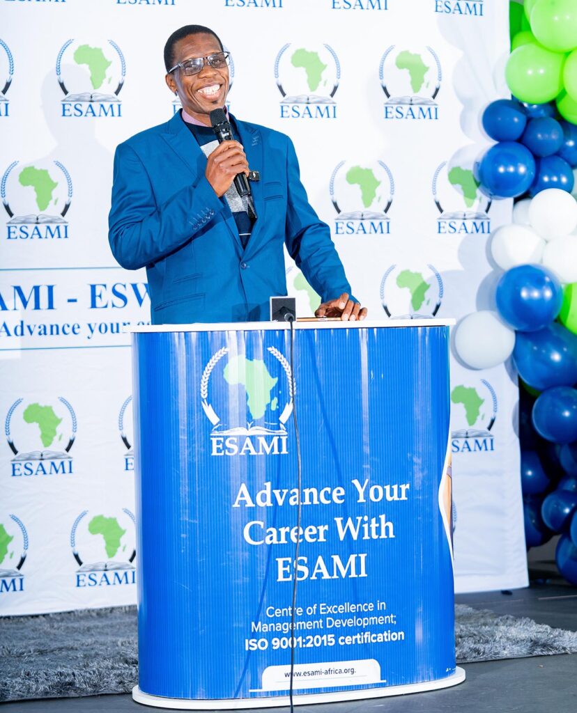 Malangeni Gamedze ESAMI former student speaks about his journey at ESAMI.