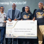 The third edition of the 8Bet Trade Fair Cup 2026 has been officially launched with a E3m purse by the Minister for Sports, Culture and Youth Affairs, Bongani Nzima, alongside other dignitaries at the Mavuso Sports Centre Hall yesterday evening. (Pic: Nimrod Hlophe)
