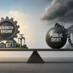 As one assesses the implied path and debt theory within the public sphere, debt can be used as an engine for growth, provided it is used as a critical input into the construction of roads, schools and water projects, among others.