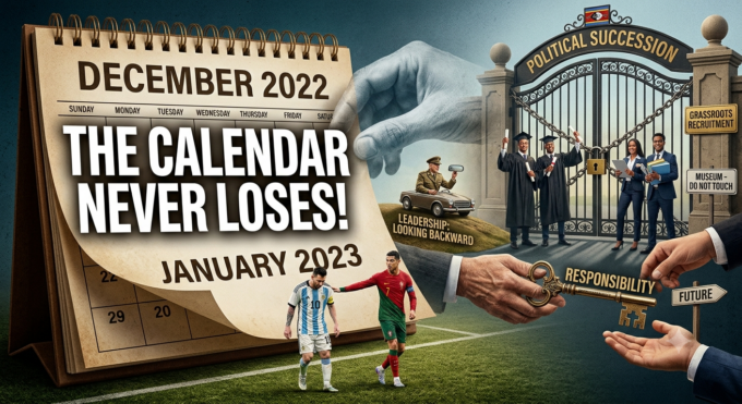 I have finally settled the GOAT debate. It wasn’t Lionel Messi. It wasn’t Cristiano Ronaldo. It was a calendar. Turns out calendars are undefeated.