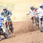 Bikers set off during round three of the Motocross and Enduro Championships, held last month at the Exodus MX Track. (Pic: Nimrod Hlophe)