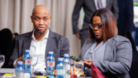 Revenue Appeals Tribunal Chief Executive Officer Nelisiwe Hlophe (R) and Eswatini Revenue Service Commissioner General Brightwell Nkambule. (Pic: Revenue Appeals Tribunal)
