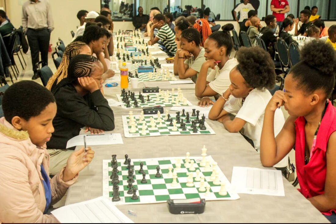 Chess players during the last edition of the Trojen Horse International Chess Open, which was held at The George Hotel in Manzini.