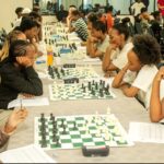 Chess players during the last edition of the Trojen Horse International Chess Open, which was held at The George Hotel in Manzini.
