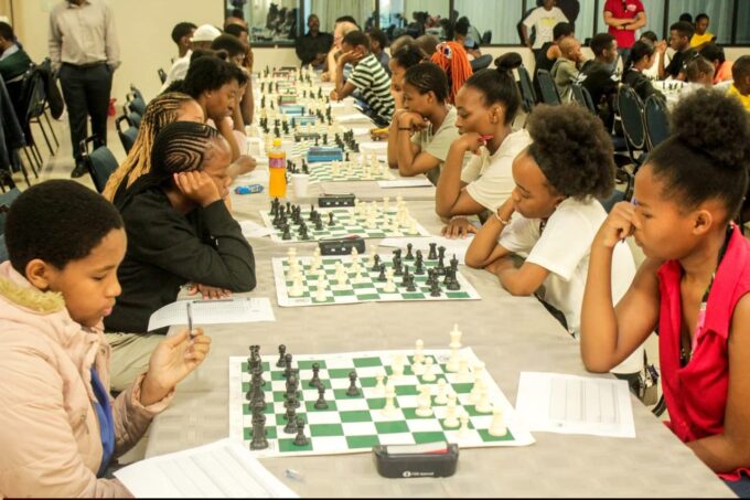 Chess players during the last edition of the Trojen Horse International Chess Open, which was held at The George Hotel in Manzini.