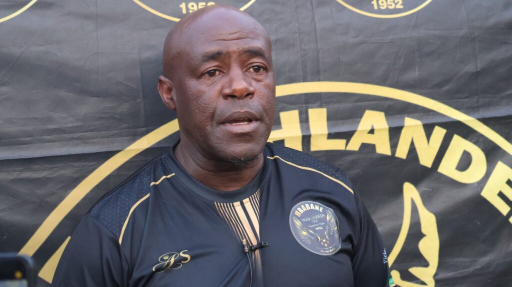 New Highlanders gaffer, Floyd Mogale.