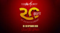 The logo for the two decades celebrations.