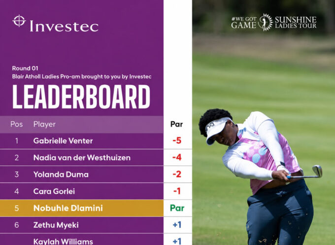 Eswatini professional golfer Nobuhle Dlamini has made a dream start at the Blair Atholl Ladies Pro Am.