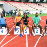 Eswatini sprint sensation Mlandvo Maziya (R) will face Africa's heavyweights in Glasgow.