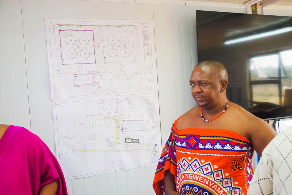 Minister for Labour and Social Security Phila Buthelezi during his visit to the WBHO Construction site at the Strategic Oil Reserve Facility at Phuzamoya. The minister said the visit to WBHO was not aimed at targeting anyone but meant to ensrure the welfare of both workers and the employer. (Pics: Sibusiso Shange)