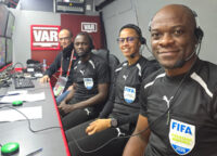 Eswatini’s solitary video match official Letticia Antonella Viana (2nd R) is currently in Morocco for the WAFCON. (File pics)