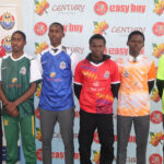The pupils parading their 2026 Eswatini Children’s Cup new kits courtesy of Easy Buy Supermarkets and Century Fashion. (Pics: Machawe Fakudze)