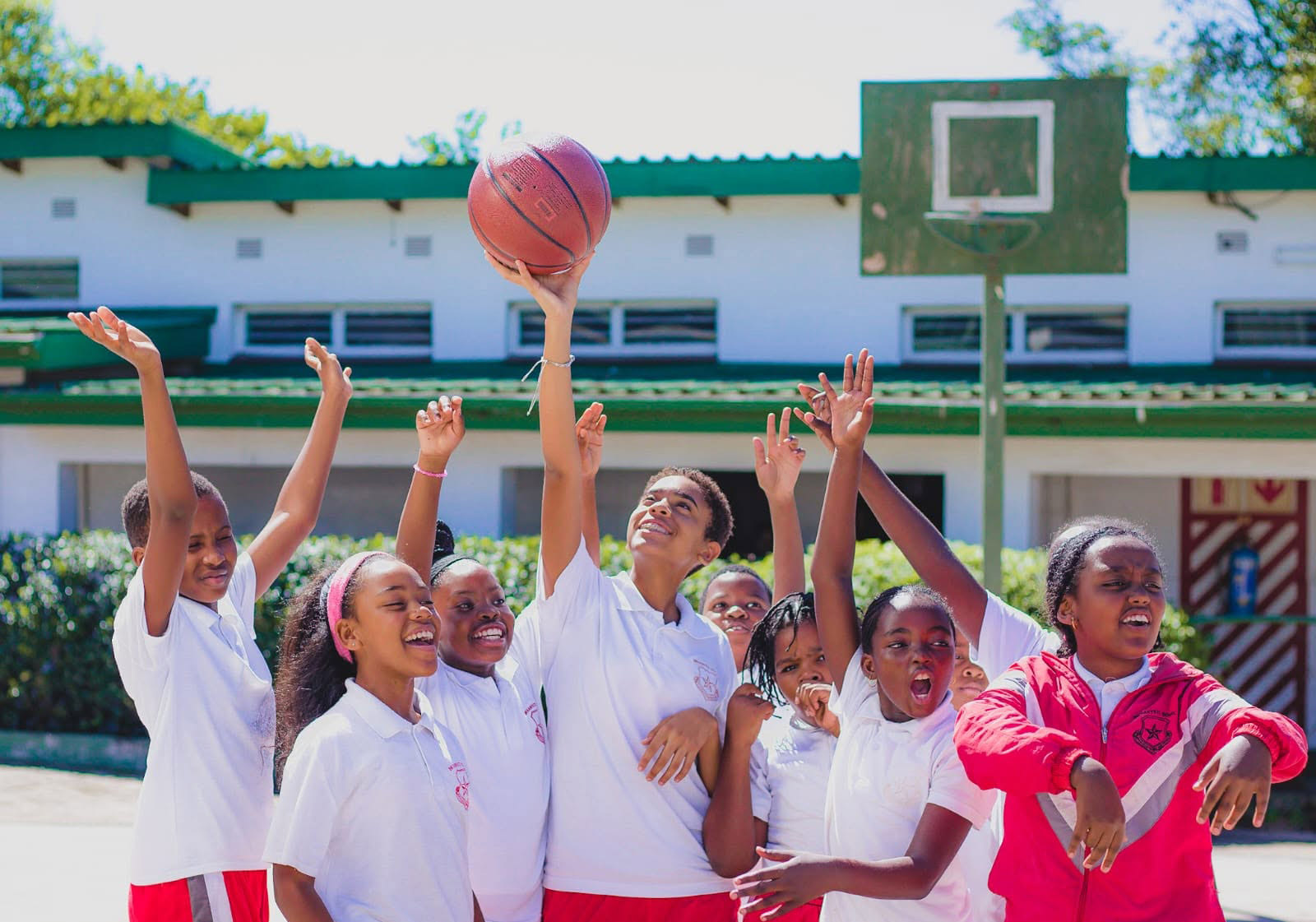 Reaching for the stars. At Inkhanyeti School, we encourage our learners to aim higher every day—both on the court and in the classroom.