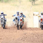 Bikers set off from the start line during a previous edition of the Motocross and Enduro Championships. (Pic: Nimrod Hlophe)