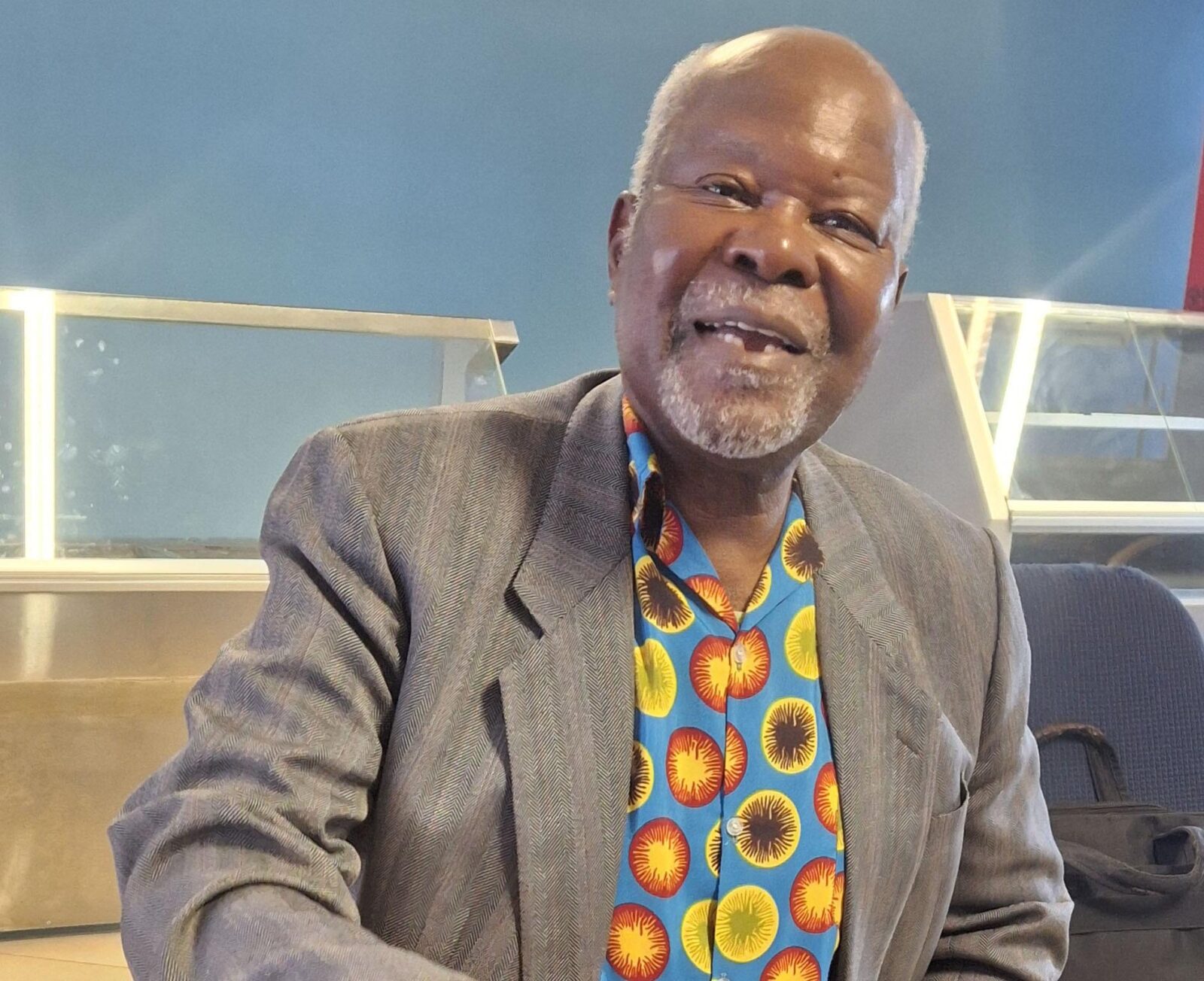 Former Senator Mbho Shongwe before making his presentation at Senate yesterday. (Pic: Ntombi Mhlongo)