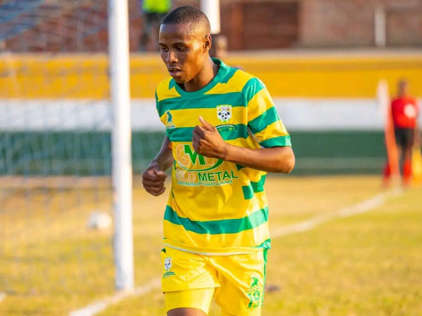 Eswatini international Thubelihle Mavuso has scored his first goal in Zimbabwe. (Pic: Hardrock FC)