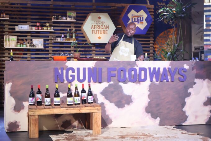 Chef Sive Bhembe captivated audiences at the Standard Bank Luju Food and Lifestyle Festival.