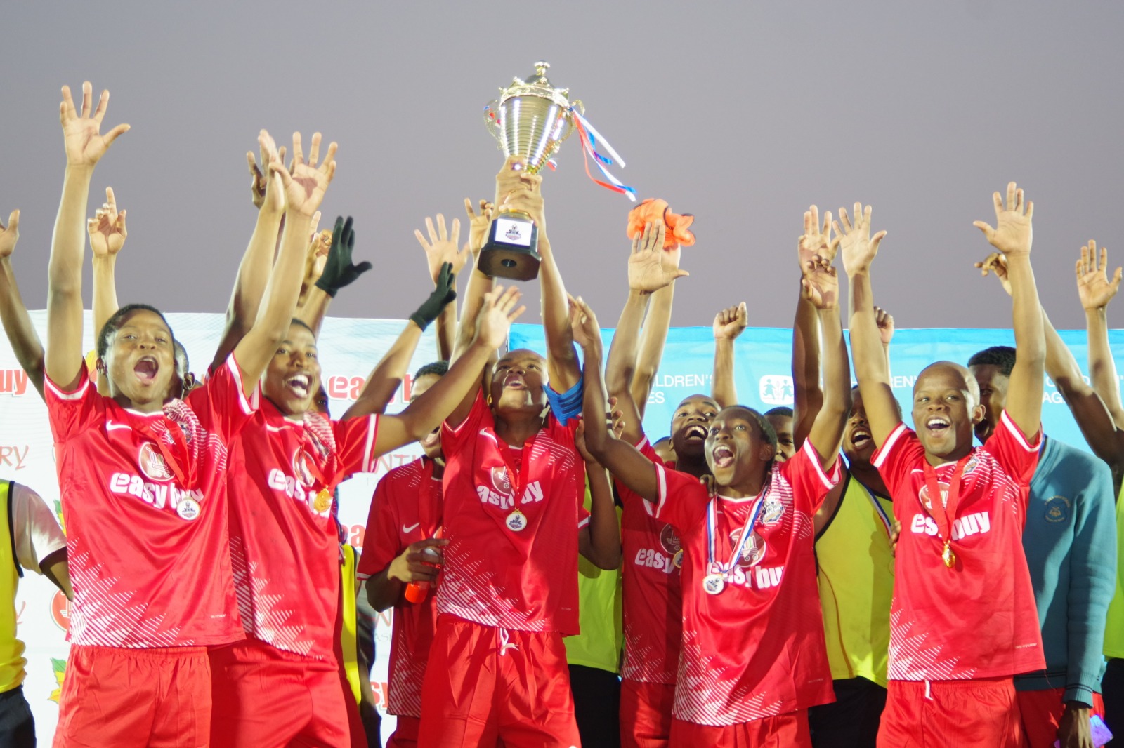 Mpaka High School have clinched the inaugural Eswatini Children's Cup title after overcoming Manzini Central in a thrilling final. (Pic: Nimrod Hlophe)