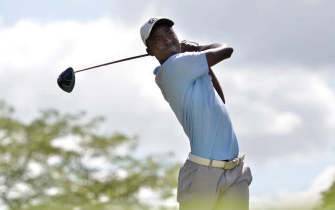 MJ Dlamini is among the local golfers who competed in the FNB Golf Challenge.(Courtesy pic)